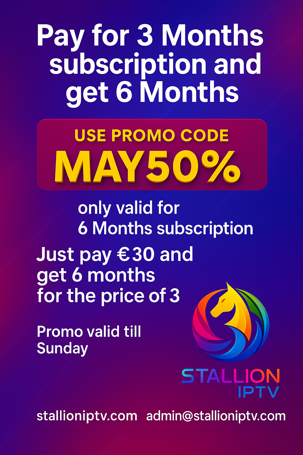 Stallion IPTV Subscription Deal Offer.png